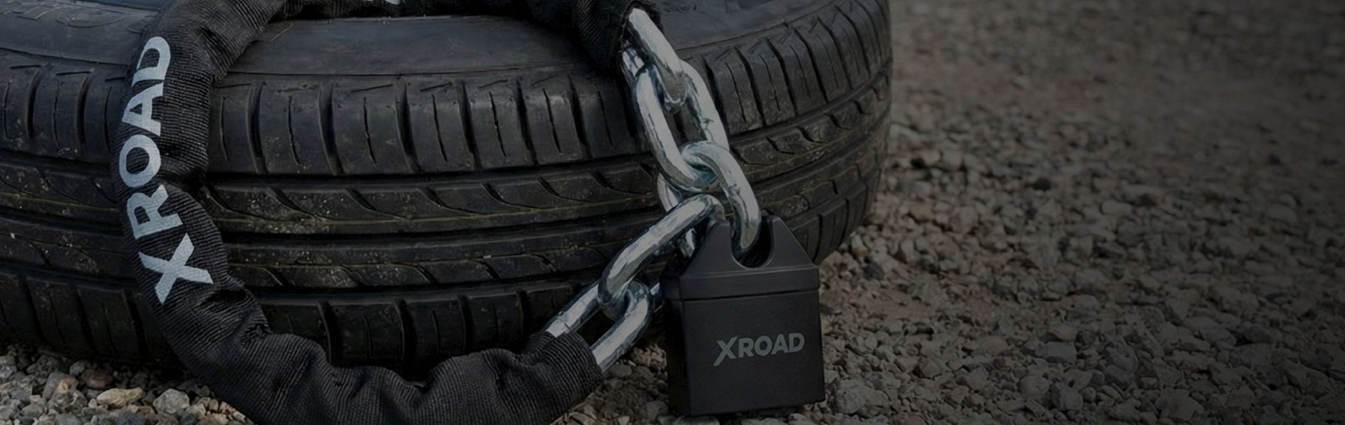 Cadena + Candado Antirrobo para Rueda de Repuesto XRoad