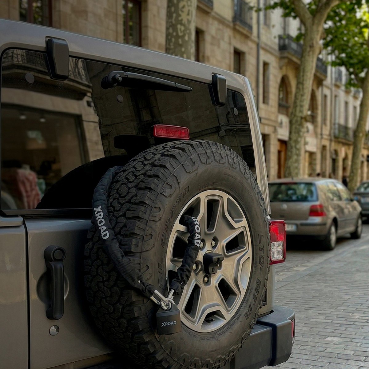 Detalle cadena + candado XRoad