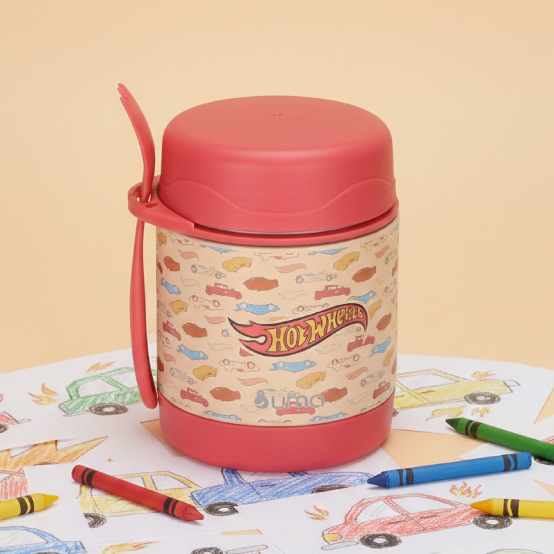 UMA termo de comida Hot Wheels Class 330ml, detalle del producto