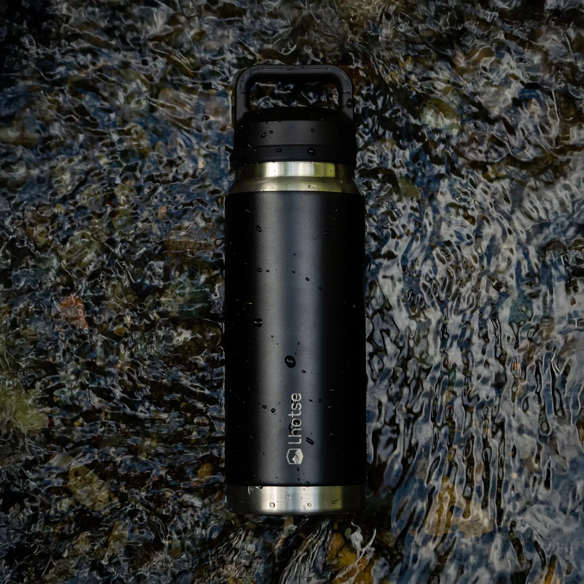 Botella Térmica Insulada Indo 800ml Black Lhotse · características