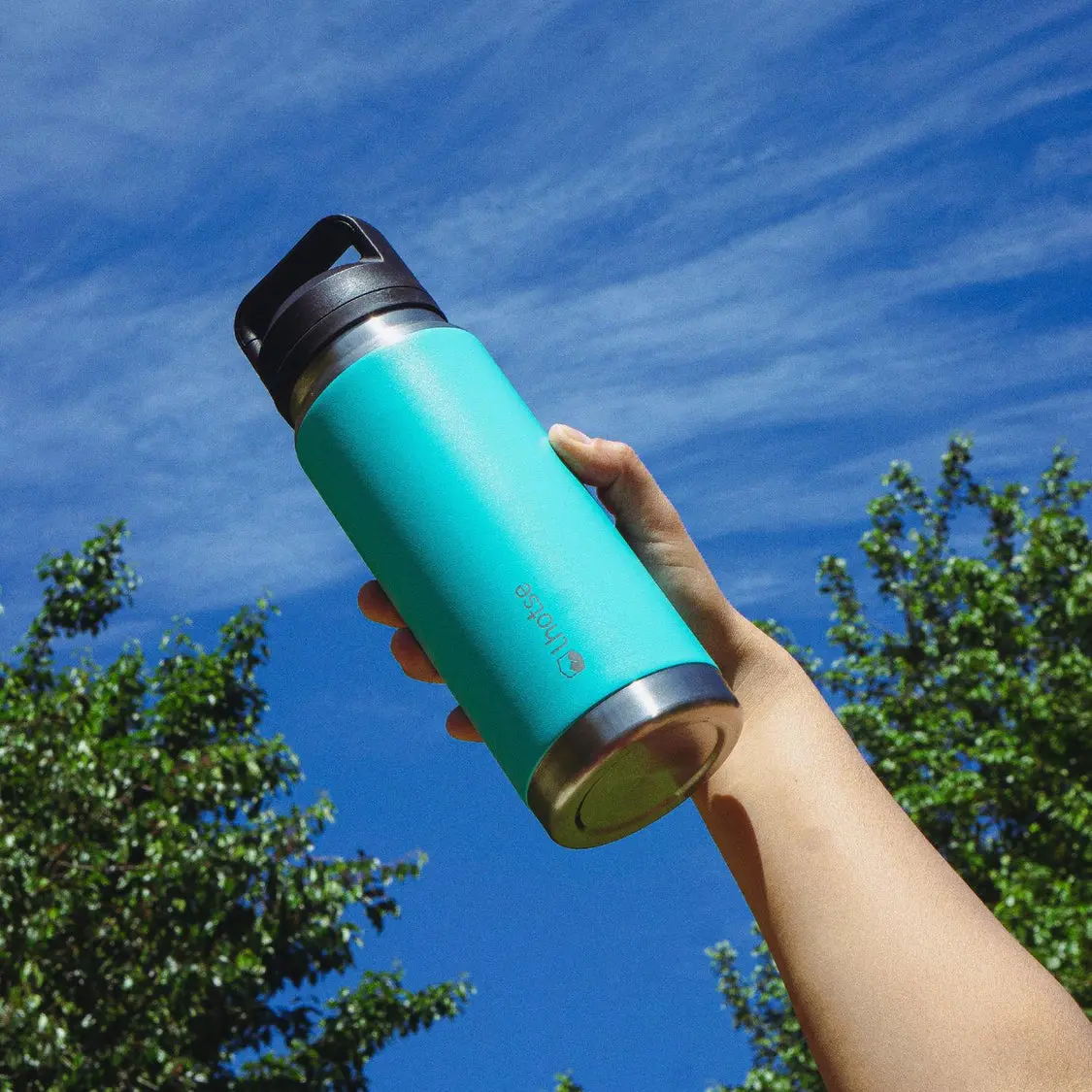 Botella Térmica Insulada Indo 800ml Light Blue Lhotse · detalle