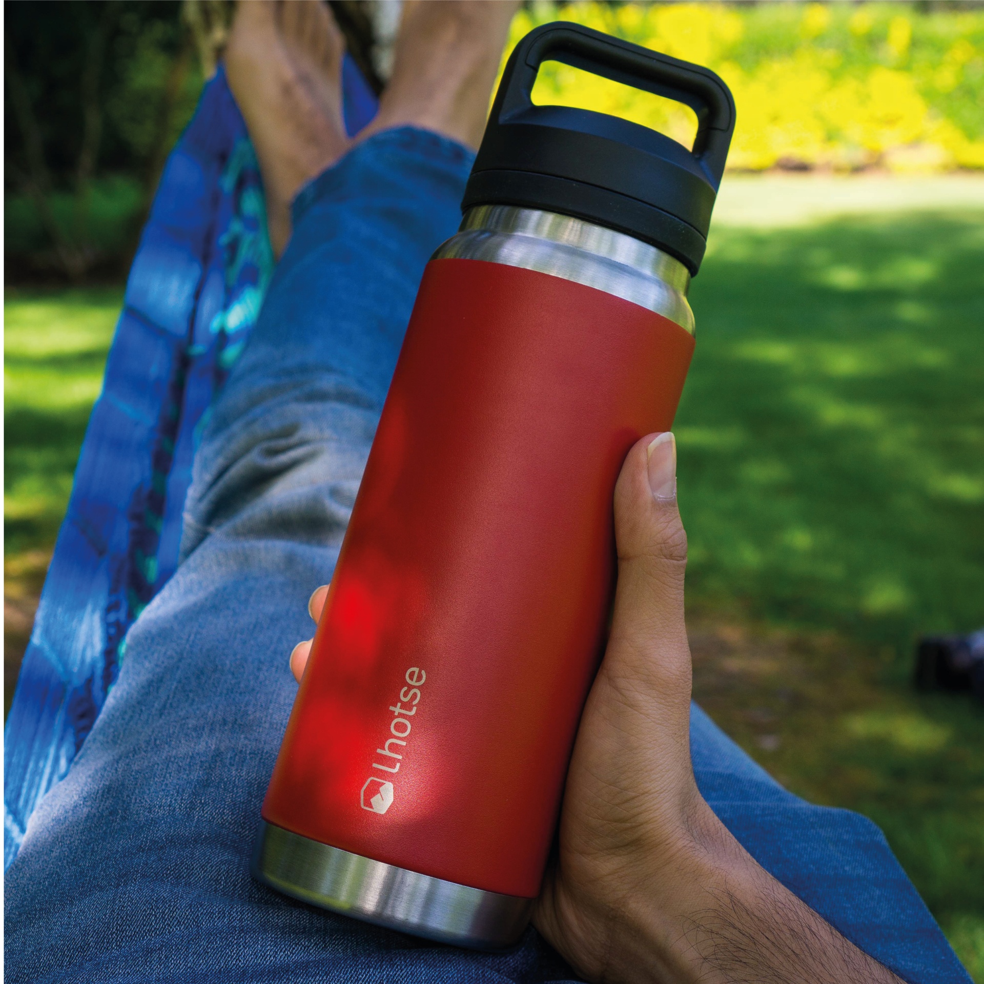 Botella Térmica Insulada Indo 800ml Red Lhotse · detalle