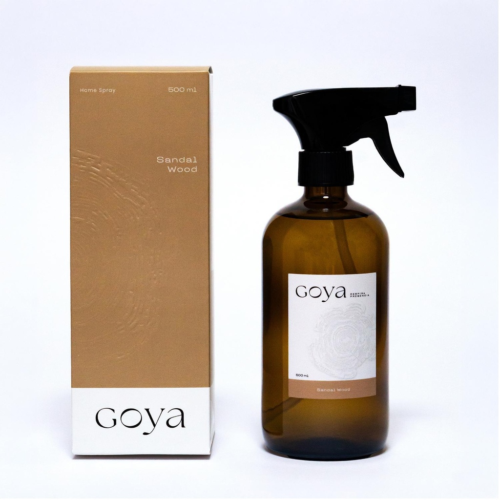 Goya pack home spray + difusor Sandal Wood - con su caja