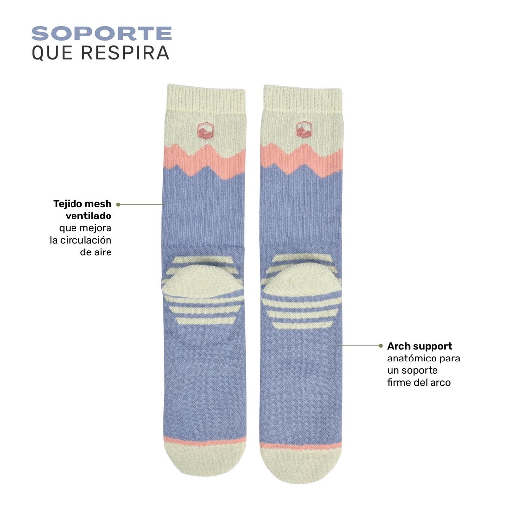 Calcetin Deportivo Corte Largo Trekking Andor Lhotse 4