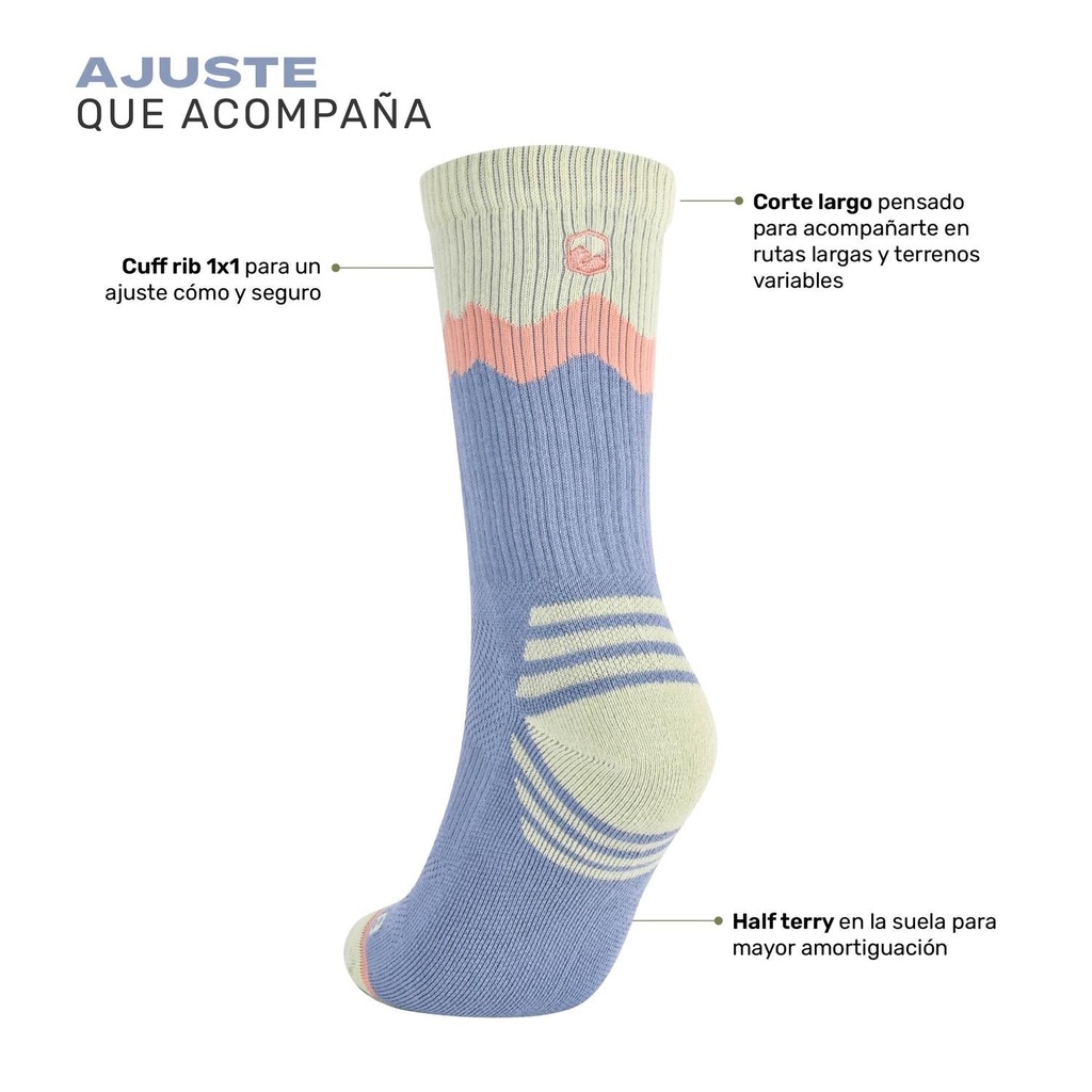 Calcetin Deportivo Corte Largo Trekking Andor Lhotse 5