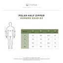 Polar Hombre Half Zip Térmico con Bolsillos Shar Lhotse 7