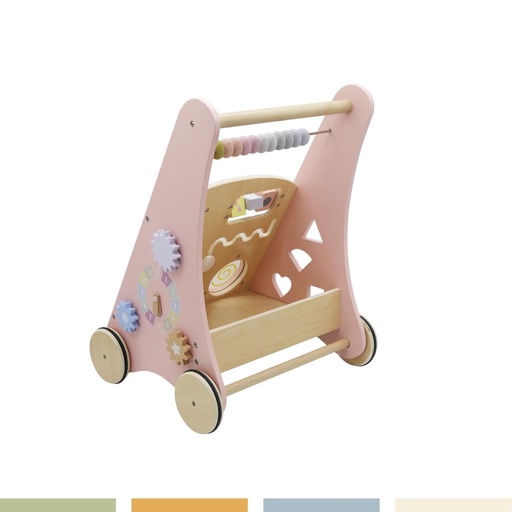Andador Correpasillos Bebe Didáctico Madera Bandú 3