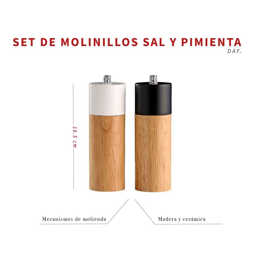 Set Molinillo Sal Pimienta DAY 4