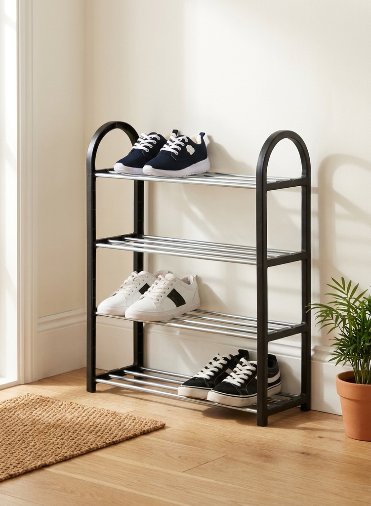 Zapatero de acero Atmosphera en recibidor - lifestyle