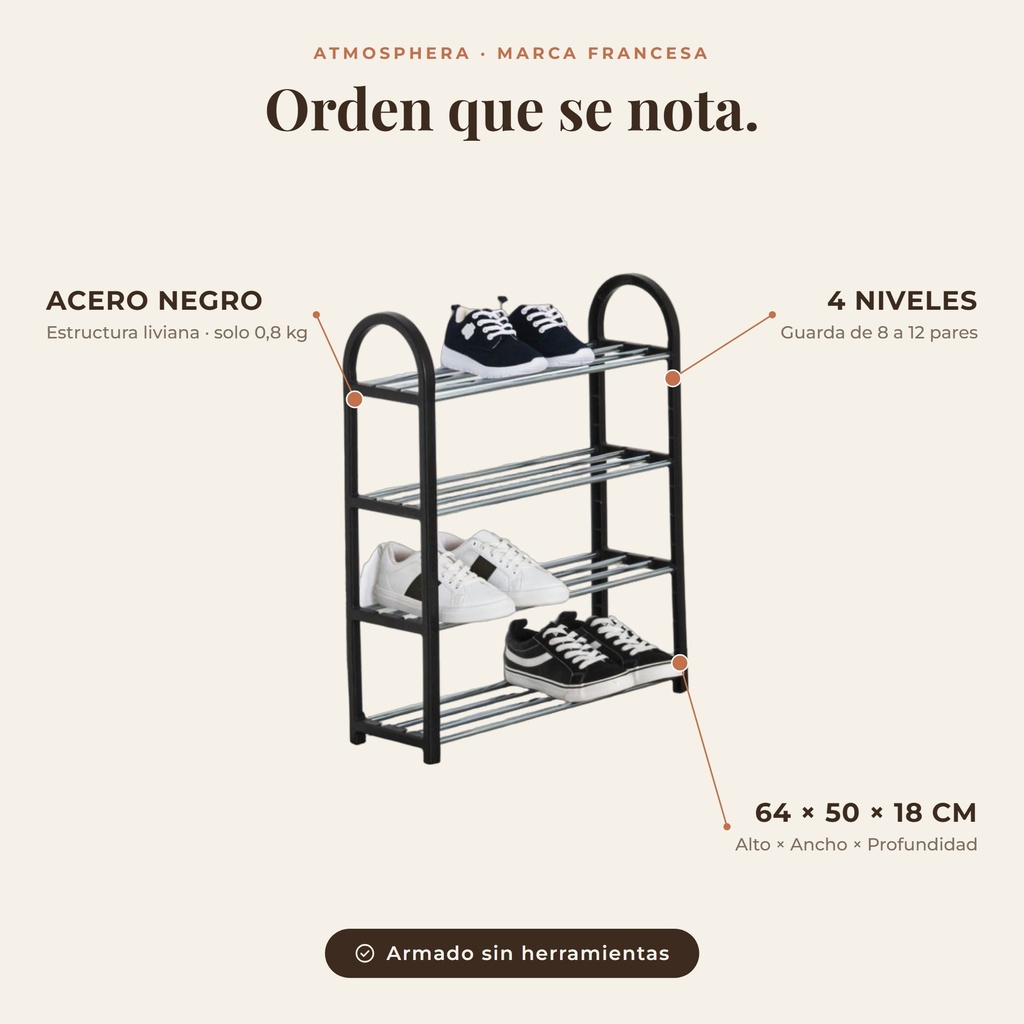 Zapatero Atmosphera - atributos destacados