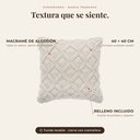 Cojin Ete Macrame Atmosphera - atributos destacados