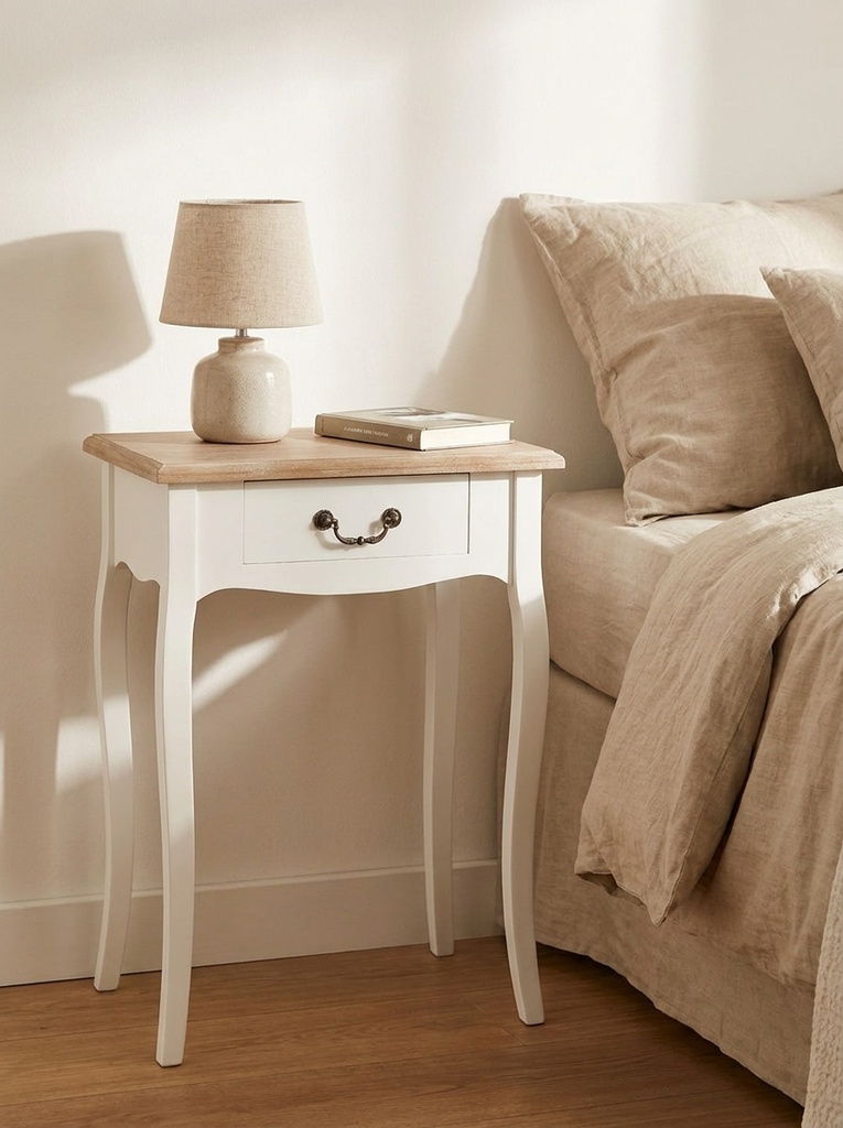 Velador Noche Pino Atmosphera en dormitorio - lifestyle