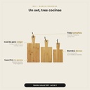 Set 3 Tablas Bamboo · detalle
