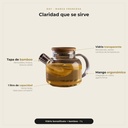 Tetera de Vidrio 1L · detalle