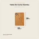 Tabla De Cortar Bambu · dimensiones