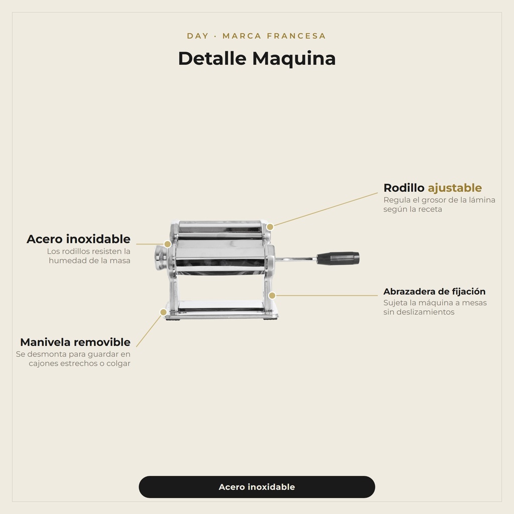 Maquina De Pastas · detalle