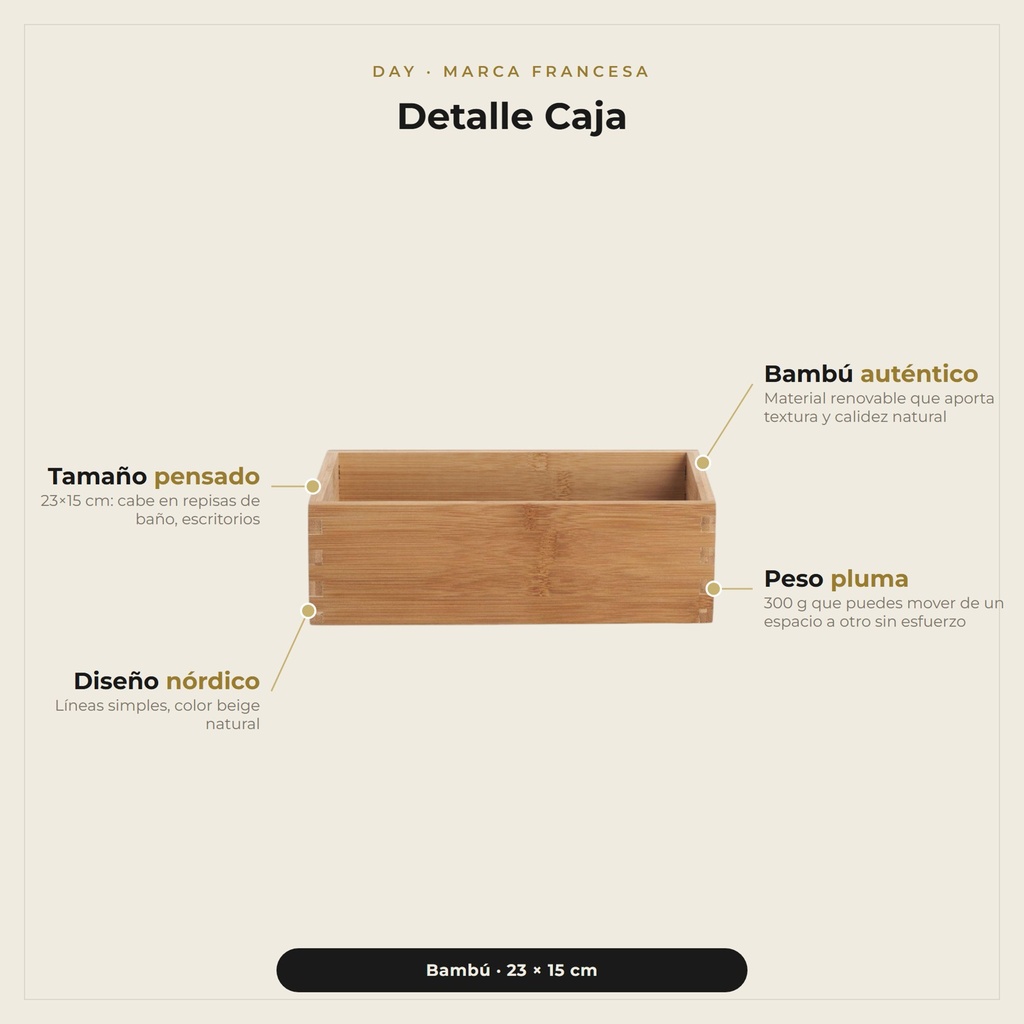 Caja De Almacenamiento · detalle