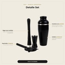 Set Coctelera Acero · detalle