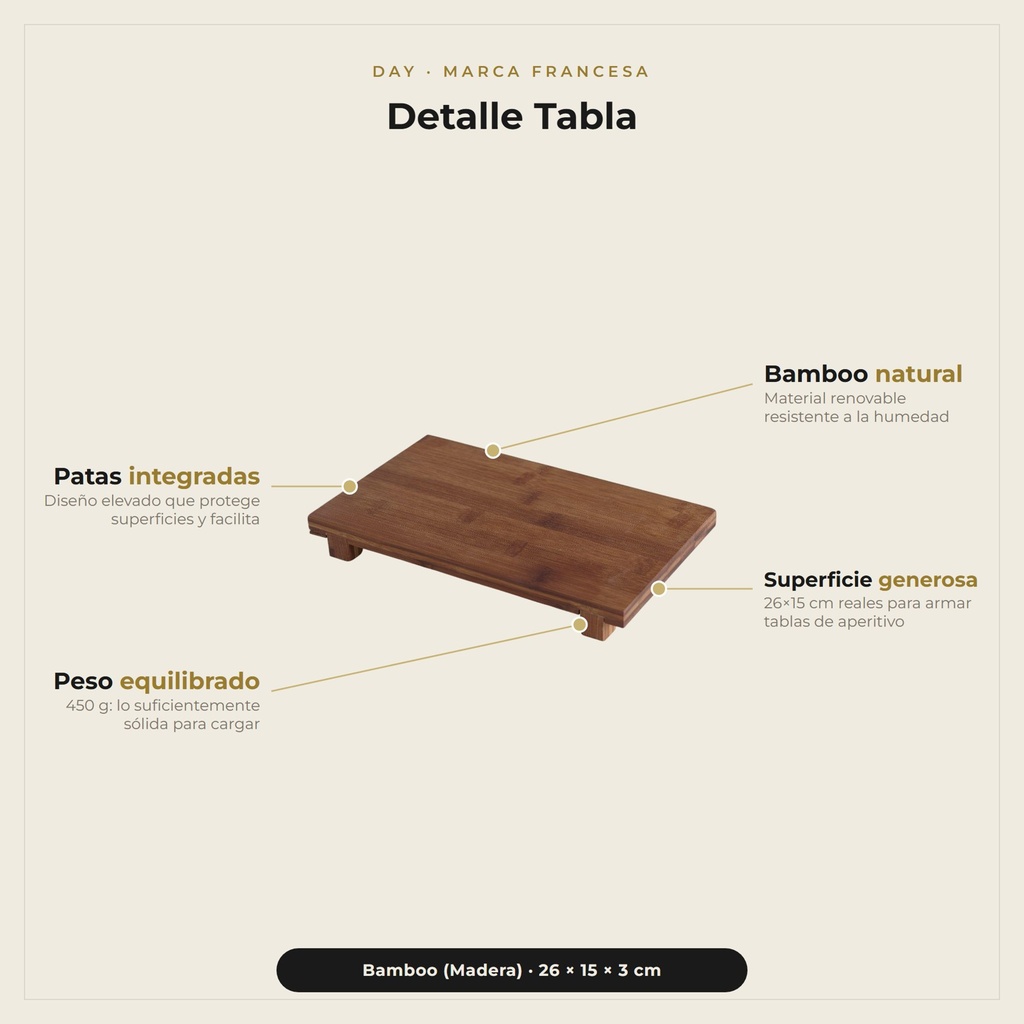 Tabla Aperitivo · detalle
