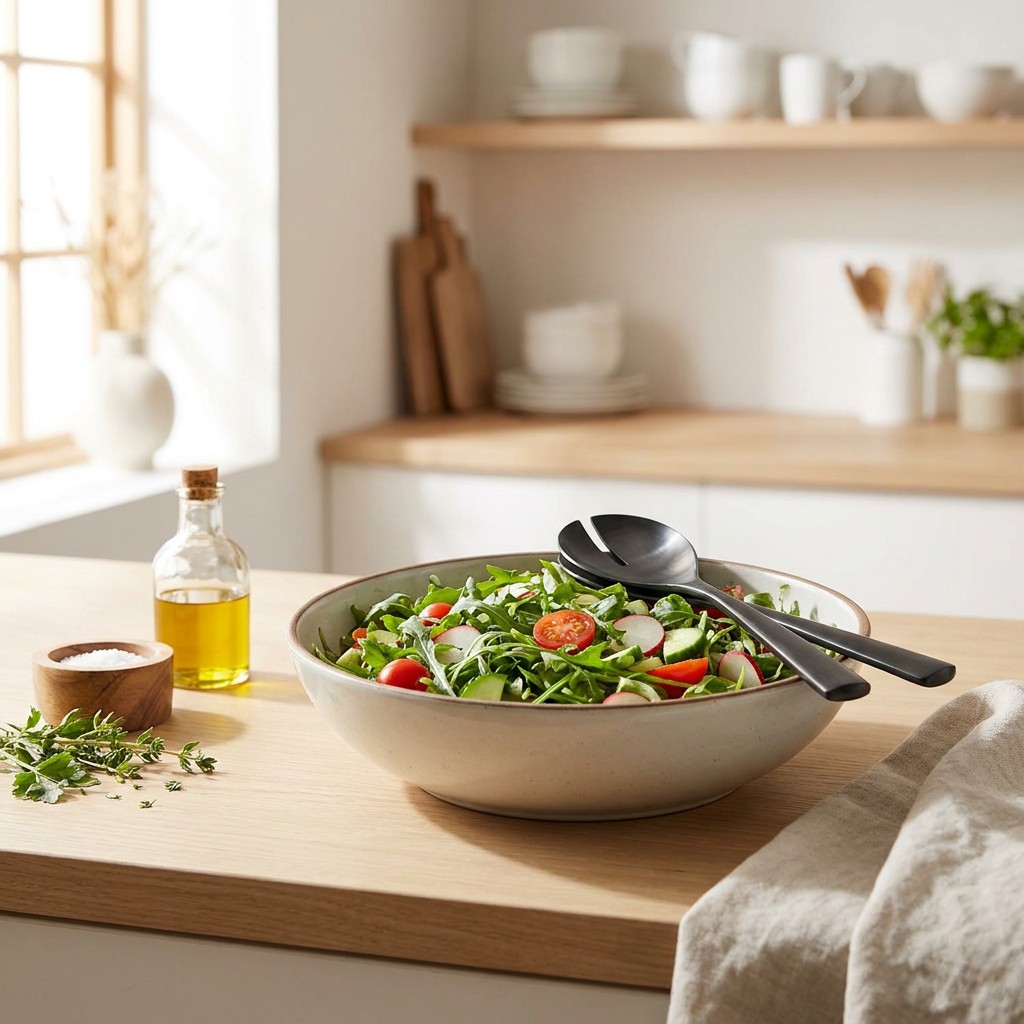 Set Ensalada Acero · ambiente 1