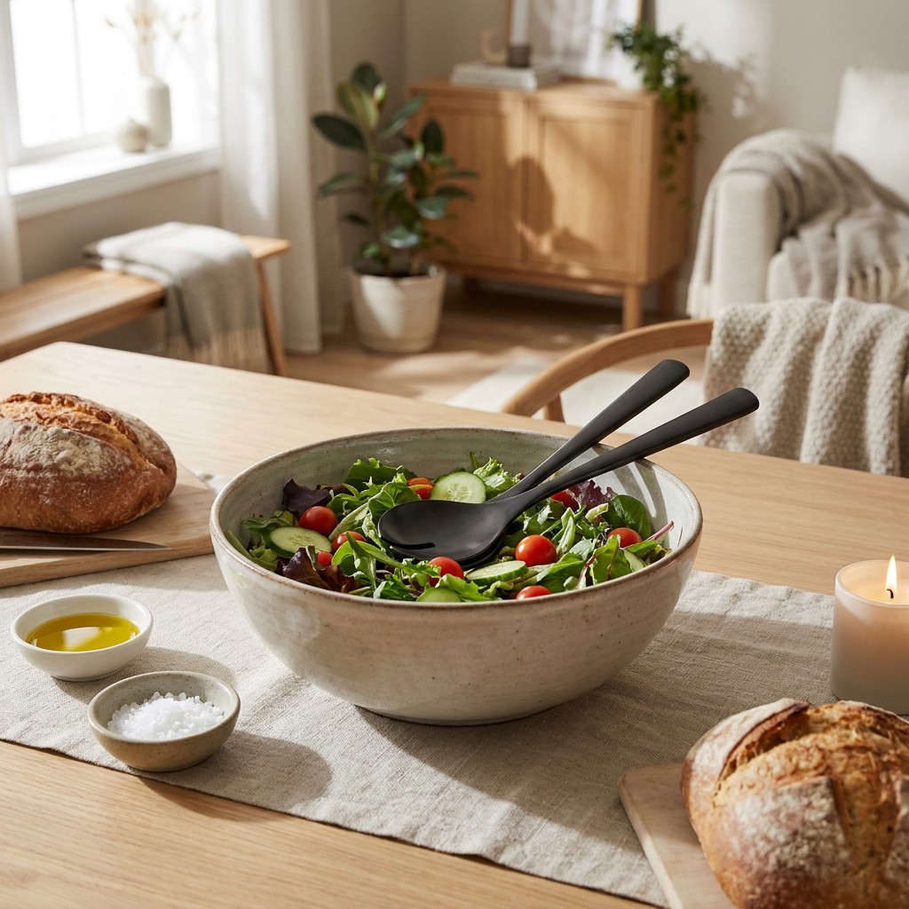 Set Ensalada Acero · ambiente 2