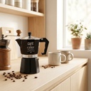 Cafetera Italiana acero · ambiente 3