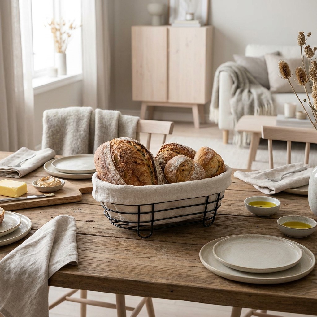 Panera Cesta Ovalada · ambiente 2