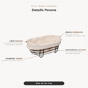 Panera Cesta Ovalada · detalle