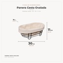 Panera Cesta Ovalada · dimensiones