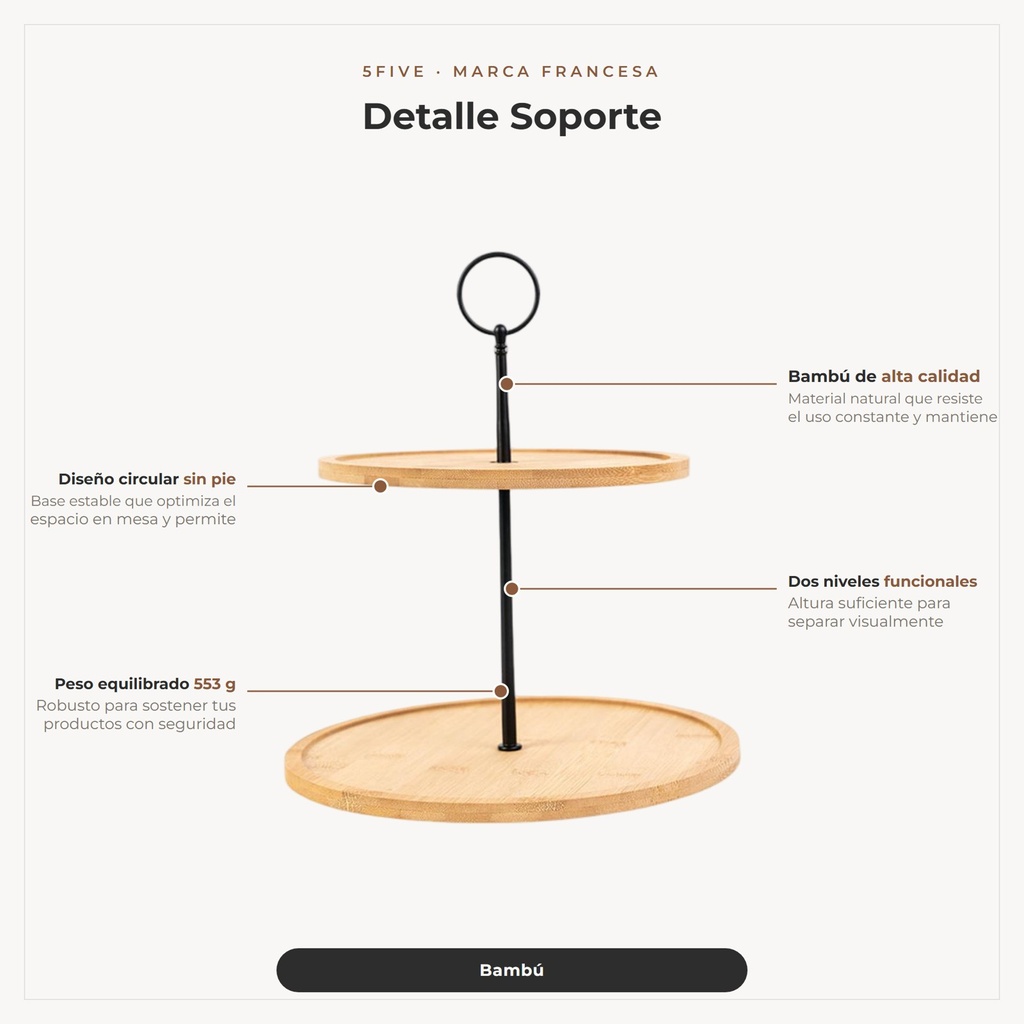 Soporte Para Postres 2 · detalle