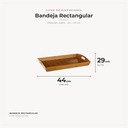 Bandeja Rectangular · dimensiones