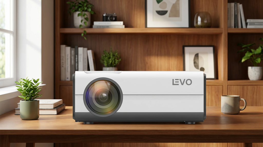 Proyector Led Portátil HD LCD Levo - home office