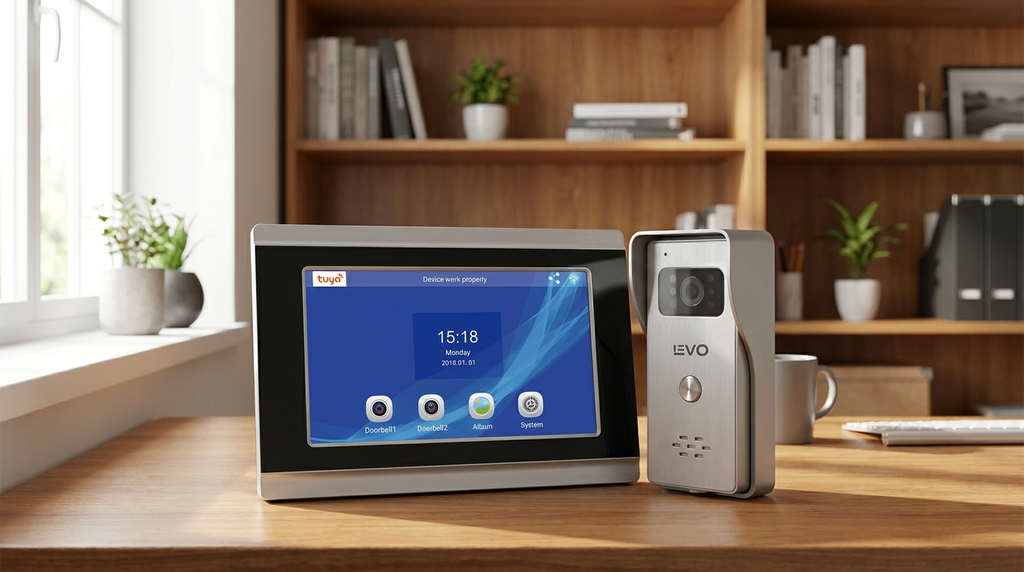Timbre Video Portero Citofono Monitor  - home office