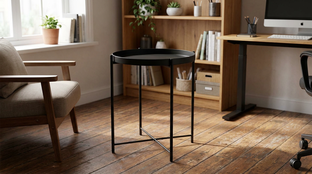 Mesa de Metal Negro 38x50 cm DAY - home office