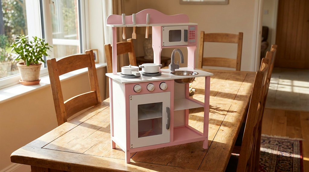 Cocina de Juguete Infantil Niños Mader - comedor