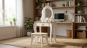 Tocador Infantil Para Niñas Espejo Maq - home office