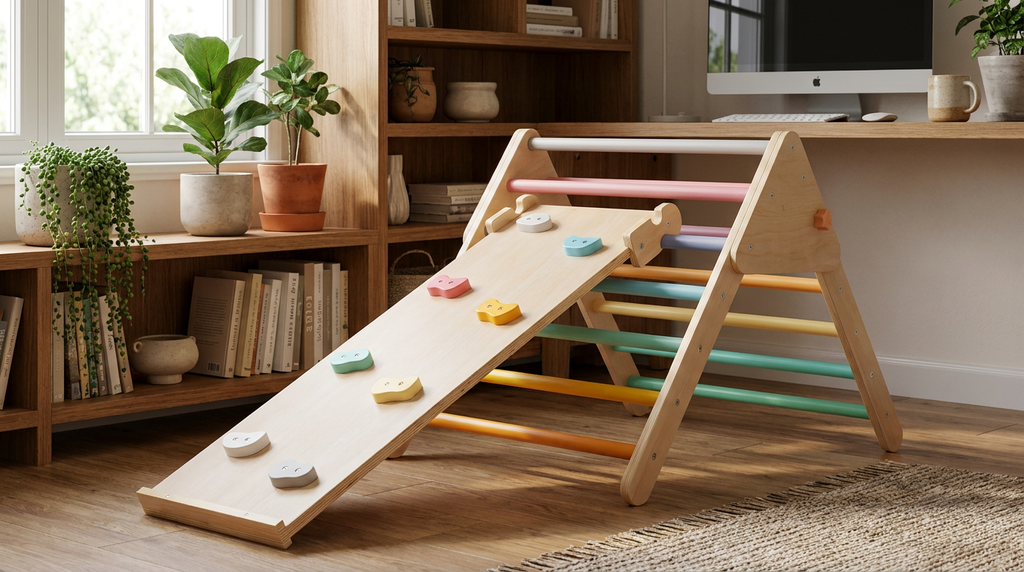 Torre Aprendizaje Infantil Pikler Esca - home office