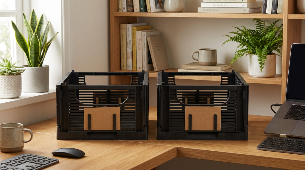 Set 2 Cajas De Almacenamiento Plegable - home office