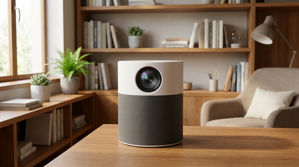 Proyector Led Portátil 360º Full HD Ho - home office
