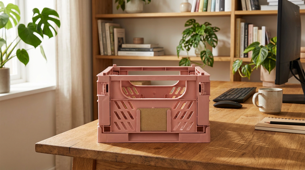 Caja De Almacenamiento Plegable 33X24, - home office