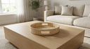 Bandeja Redonda Hogar Mimbre Kord 40cm - living