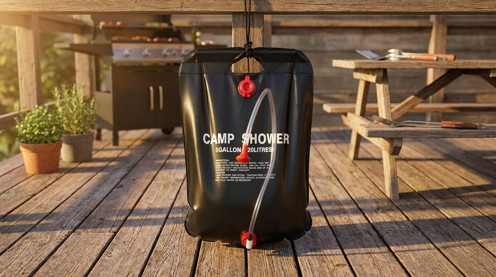Ducha Solar Camping Pesca Lhotse 20 Li - parrilla