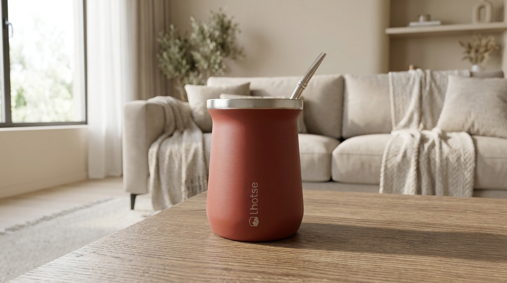 Mate Acero Inoxidable con Bombilla Lho - living