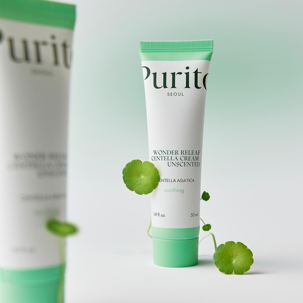 Crema Facial Centella 50ml Purito Wonder Releaf Sin Perfume 6