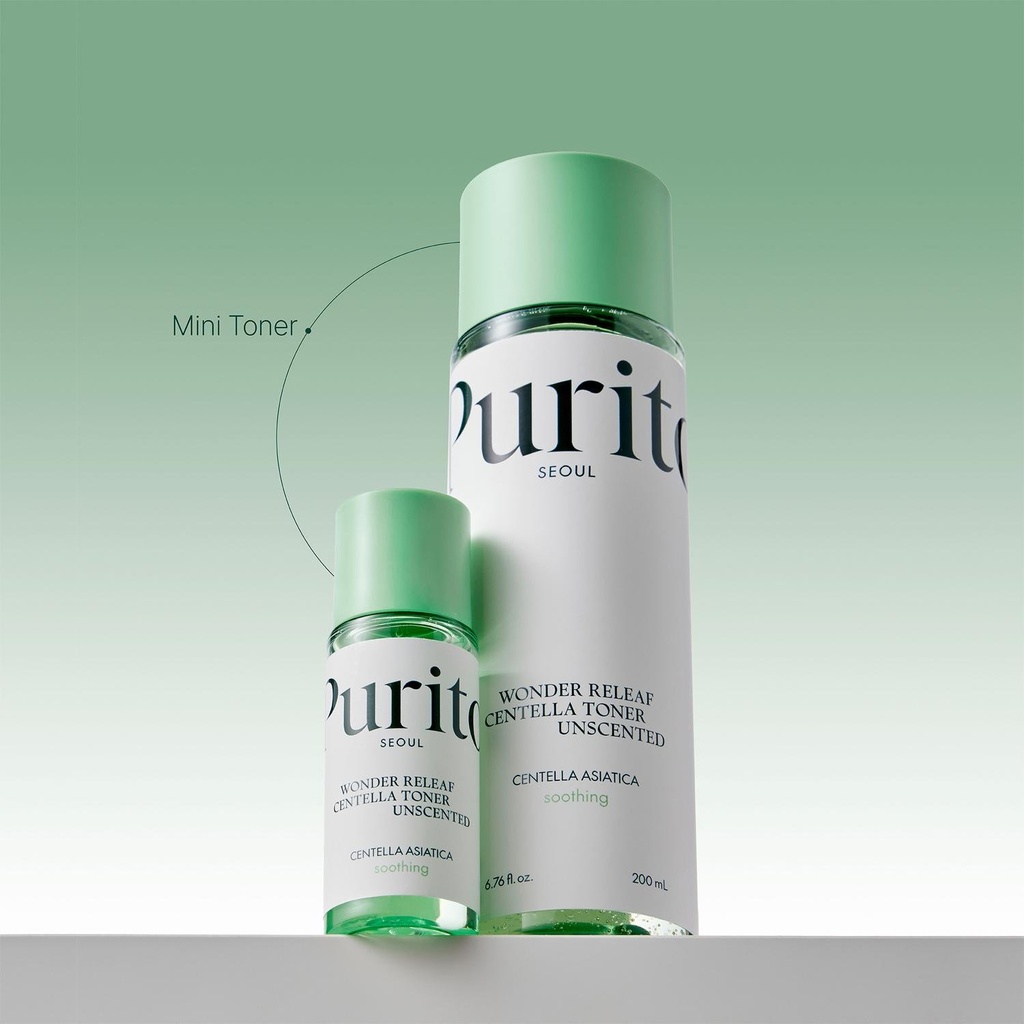Mini Kit Viaje Centella 60ml Purito Wonder Releaf Sin Perfum 5