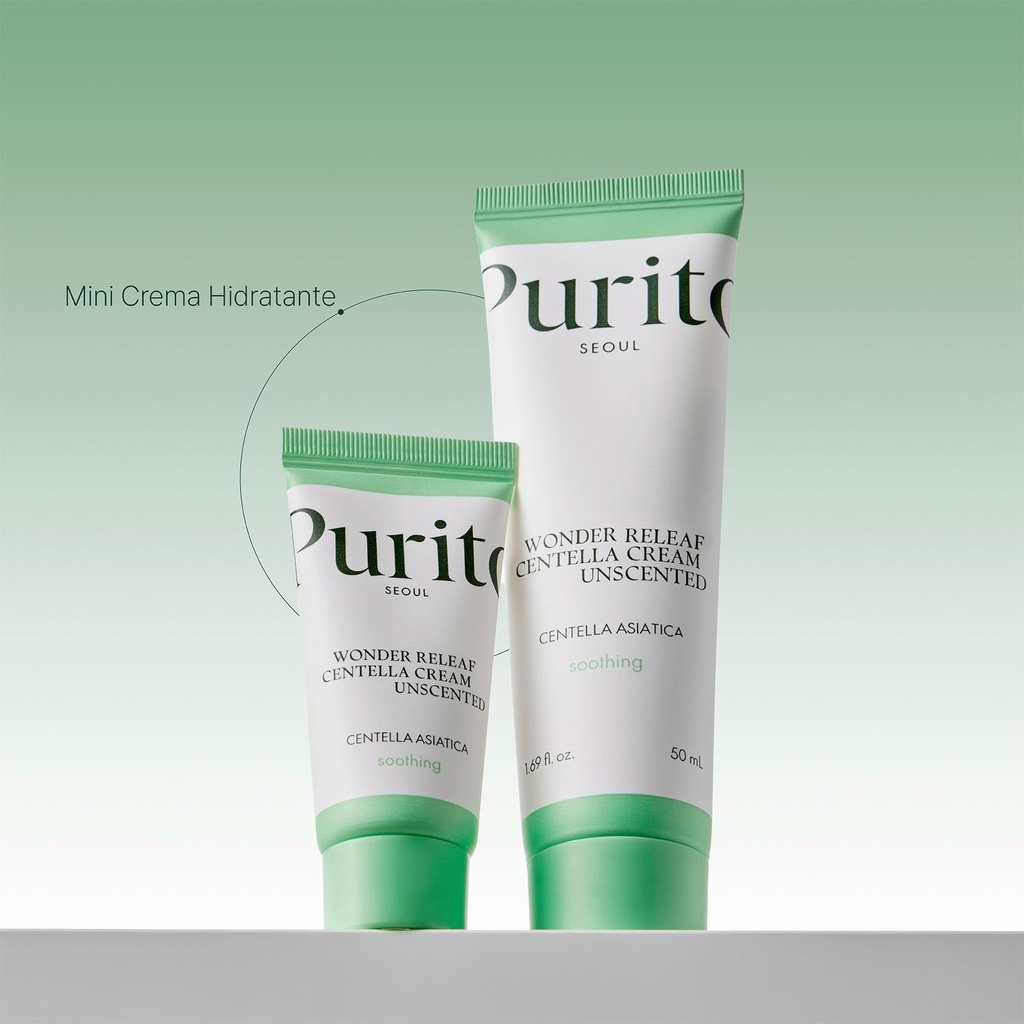 Mini Kit Viaje Centella 60ml Purito Wonder Releaf Sin Perfum 6