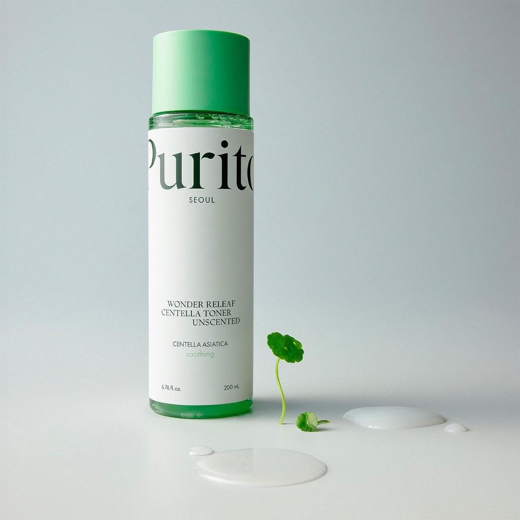 Tónico Facial Centella 200ml Purito Wonder Releaf sin Perfum 3