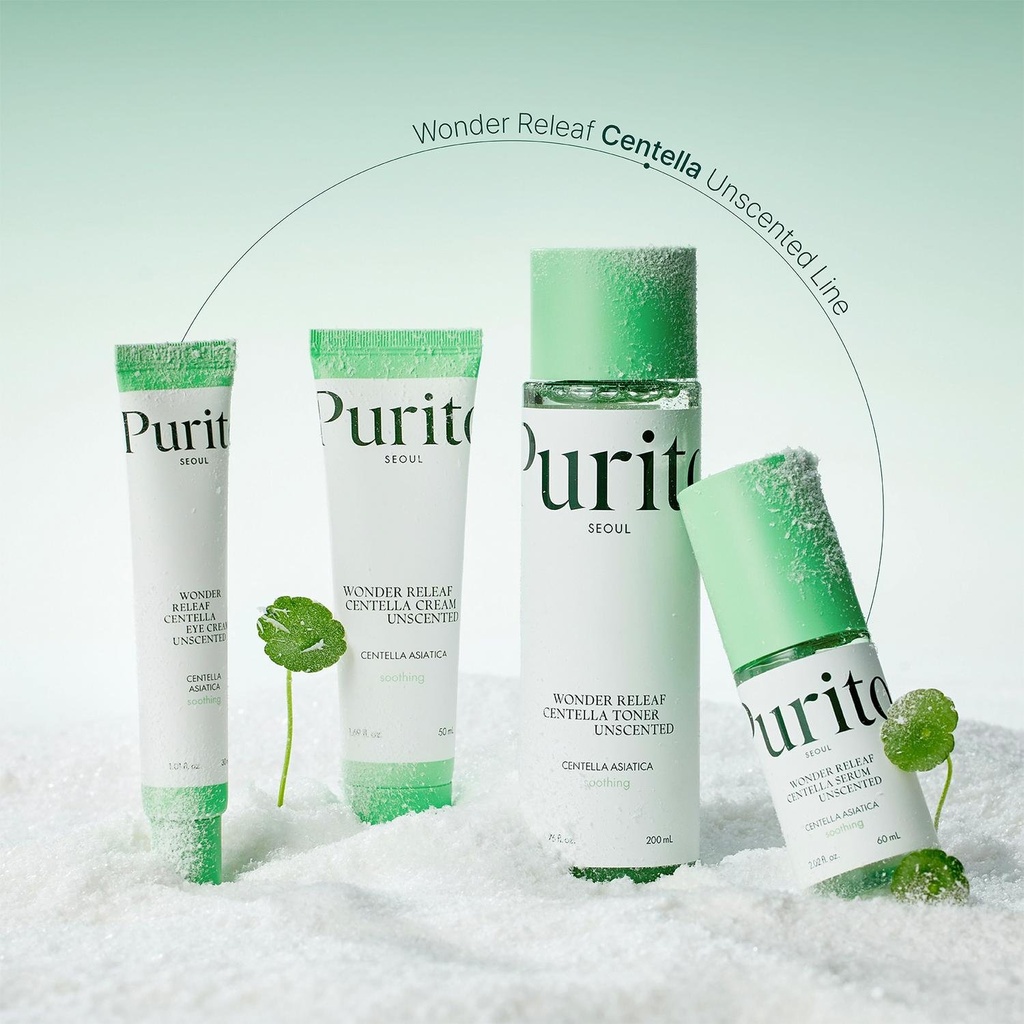 Tónico Facial Centella 200ml Purito Wonder Releaf sin Perfum 7