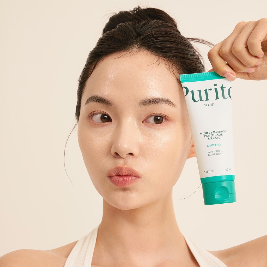 Crema Facial Mighty Bamboo Panthenol 100ml Purito Hidratante 1