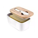 Mantequillero Cerámica Bamboo + Cuchillo 600 ml Simplit 9